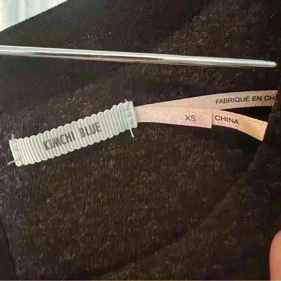 Kimchi Blue from Urban Outfitters Dark Gray Mini Skater Dress Size XS - Picture 3 of 4